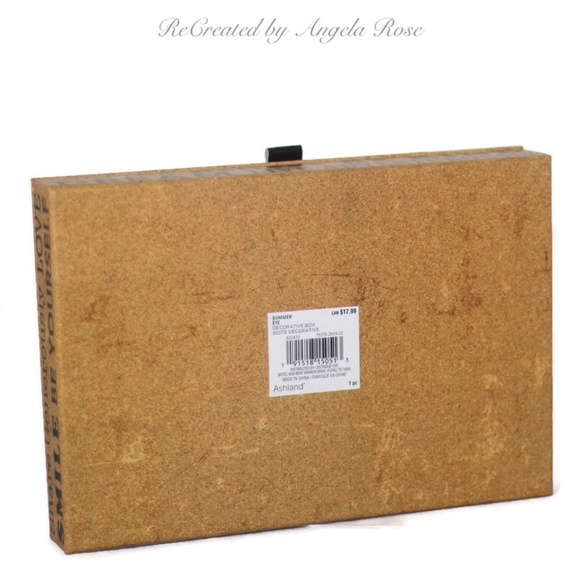 Set of Inspirational Motivational Words Decorative Storage Boxes Brown Black - Picture 13 of 16